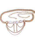 Traditional Gold Plated Stone Studded Kamarband For Women 