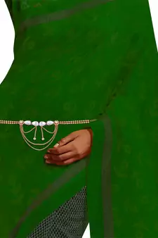 Traditional Gold Plated Stone Studded Kamarband For Women 
