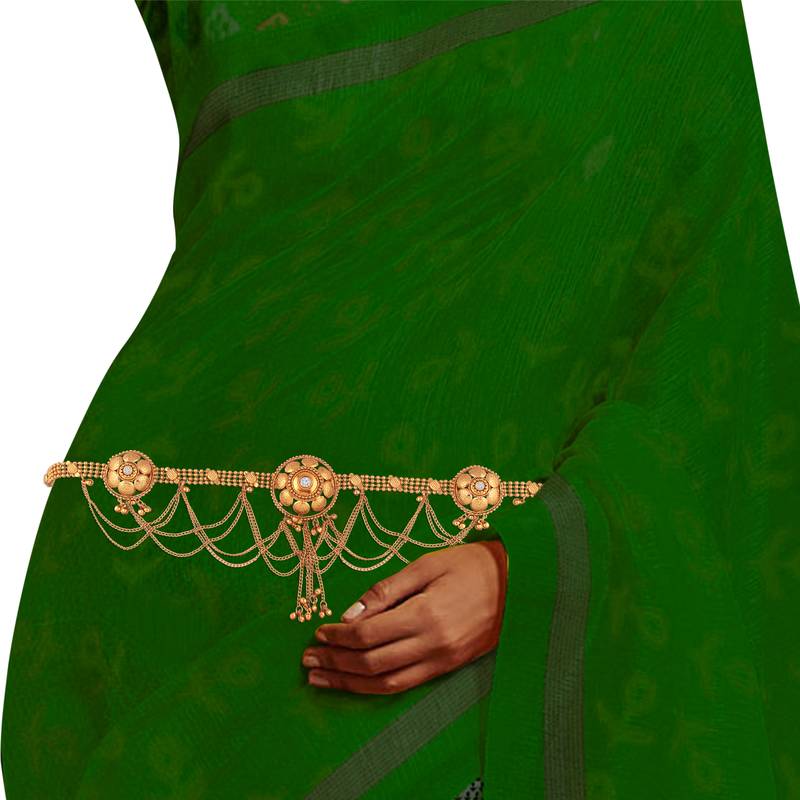 Traditional Stone Studded Kamarband For Women (B024)