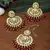 Traditional Kundan Pearl Earrings & Maang Tikka For Women 