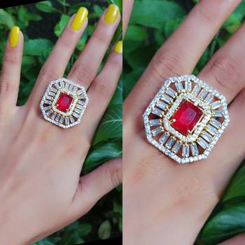American Diamond Ring 1