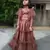 Brown Pannle Work Lahenga Choli