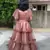 Brown Pannle Work Lahenga Choli