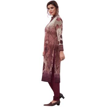 Multicolor floral print synthetic salwar 3