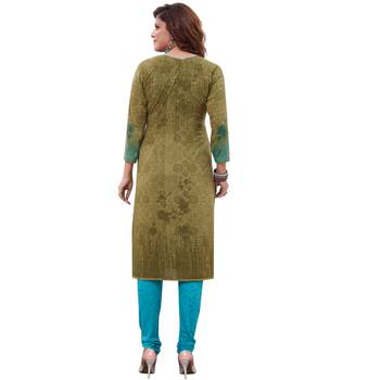 Multicolor floral print synthetic salwar 2