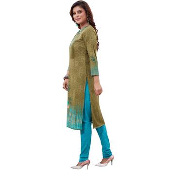 Multicolor floral print synthetic salwar 3