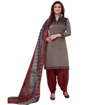 Multicolor floral print synthetic salwar 1