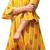 Yellow Plain Jacquard Diwali Kurti
