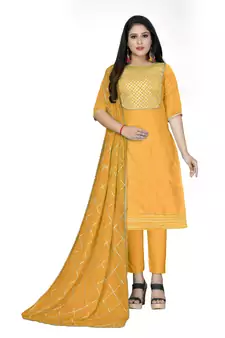 Orange gotta patti chanderi salwar