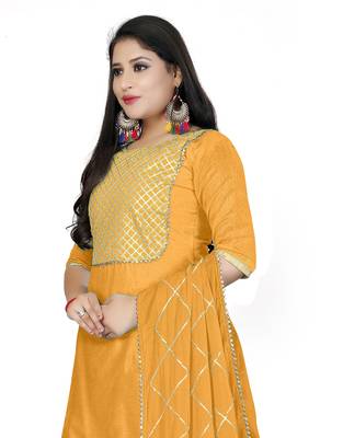 Orange gotta patti chanderi salwar 2