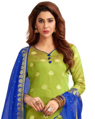 Light-green banarasi banarasi salwar 3