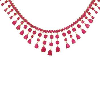 Penny Jewels Party Wear Cubic Zirconia Traditional Necklace Set For Women & Girls 3