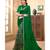 Green Printed Georgette Saree With Blouse