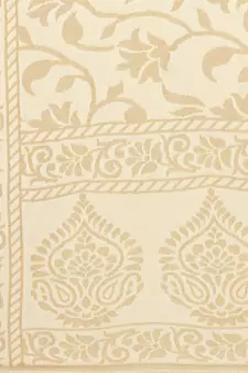 Navy-blue jacquard chanderi salwar