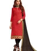 Maroon Woven Banarasi Silk Salwar