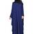 Justkartit Blue Color Casual Wear Plain Free Size Lycra Abaya With Chiffon Hijab For Women