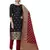 Black Woven Art Silk Salwar