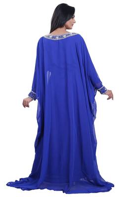Dubai Kaftan Women Dress Moroccan Caftan Long Farasha Maxi Dress Al105 2