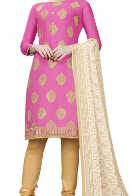 Pink Woven Cotton Salwar 2