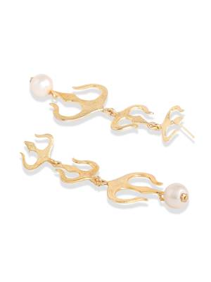 Gold earrings 2