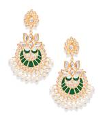 Green earrings