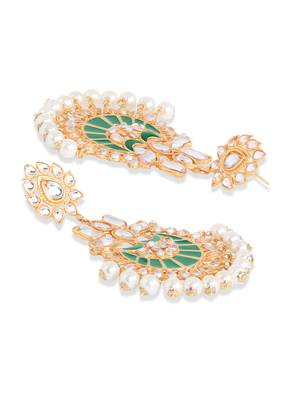 Green earrings 2