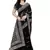 Black Embroidered Georgette Saree With Blouse