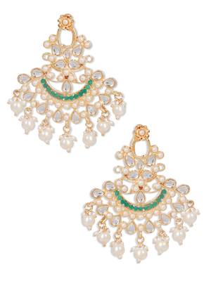 Green earrings 1