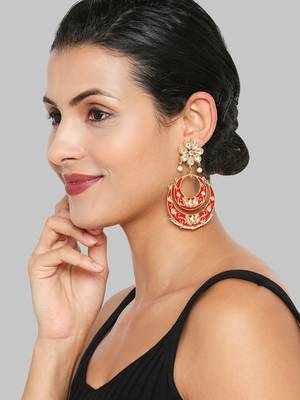 Red earrings 4