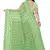 Green Embroidered Georgette Saree With Blouse