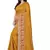 Yellow Embroidered Poly Silk Saree With Blouse