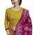 Yellow Embroidered Cotton Salwar