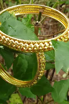 Golden bangles