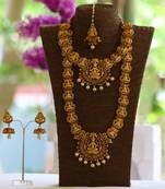 Temple jewellery south indian jewellery necklace set