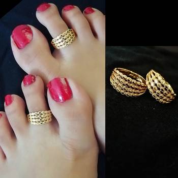 Matt Gold Simple Dailywear Toerings 1