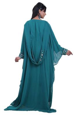 Dubai Kaftan Women Dress Moroccan Caftan Long Farasha Maxi Dress Al114 3