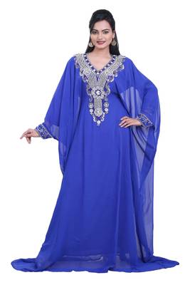 Dubai Kaftan Women Dress Moroccan Caftan Long Farasha Maxi Dress Al121 1