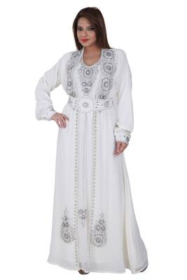 Dubai Kaftan Women Dress Moroccan Caftan Long Farasha Maxi Dress Al123 2