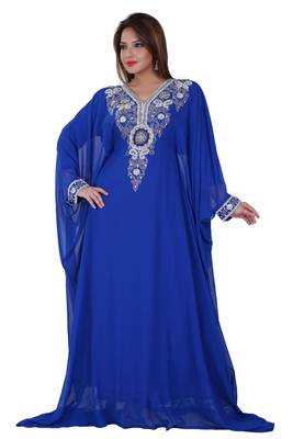 Dubai Kaftan Women Dress Moroccan Caftan Long Farasha Maxi Dress Al129 2