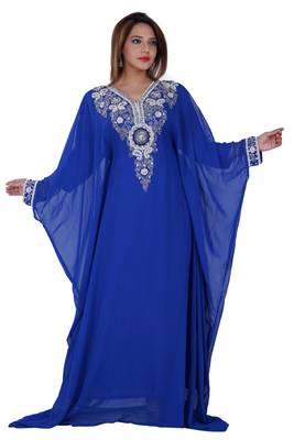 Dubai Kaftan Women Dress Moroccan Caftan Long Farasha Maxi Dress Al129 3