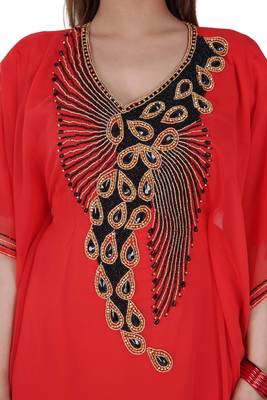 Dubai Kaftan Women Dress Moroccan Caftan Long Farasha Maxi Dress Al131 2
