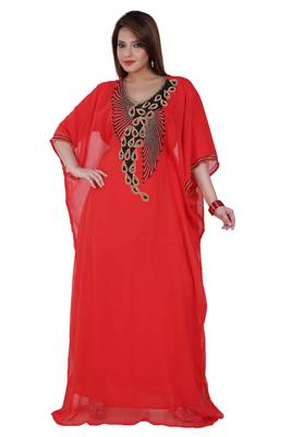 Dubai Kaftan Women Dress Moroccan Caftan Long Farasha Maxi Dress Al131 3