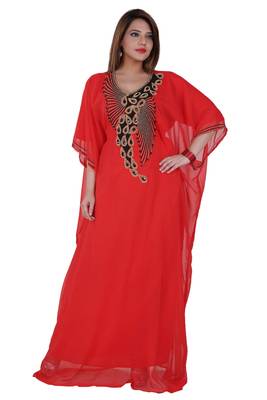 Dubai Kaftan Women Dress Moroccan Caftan Long Farasha Maxi Dress Al131 5