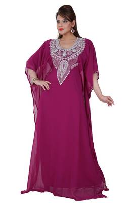 Dubai Kaftan Women Dress Moroccan Caftan Long Farasha Maxi Dress Al138 3