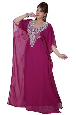 Dubai Kaftan Women Dress Moroccan Caftan Long Farasha Maxi Dress Al138 4