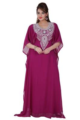 Dubai Kaftan Women Dress Moroccan Caftan Long Farasha Maxi Dress Al138 5