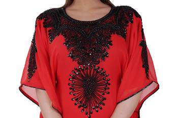 Dubai Kaftan Women Dress Moroccan Caftan Long Farasha Maxi Dress Al142 5