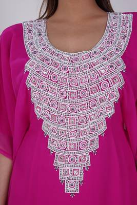 Dubai Kaftan Women Dress Moroccan Caftan Long Farasha Maxi Dress Al153 5