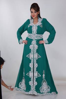 Dubai Kaftan Women Dress Moroccan Caftan Long Farasha Maxi Dress Al155 2