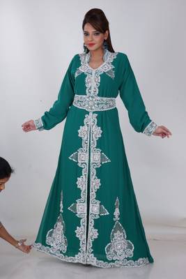 Dubai Kaftan Women Dress Moroccan Caftan Long Farasha Maxi Dress Al155 4
